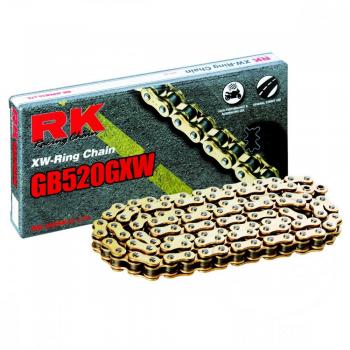 X-Ring Kette RK gold GB 520GXW 106 Glieder offen mit Nietschloss gold