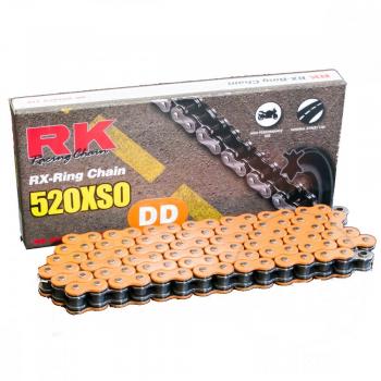 X-Ring Kette RK orange OR520XSO 116 Glieder offen mit Nietschloss