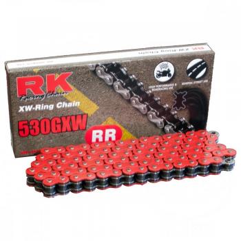 Kette RK rot RT530GXW 120 Glieder offen mit Nietschloss