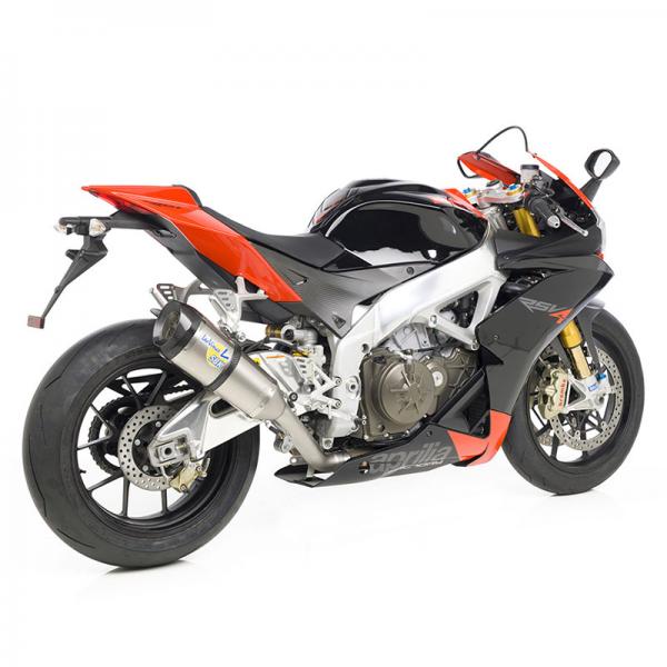 LeoVince SBK Slip On Factory R Evo2 Titan (Volltitaninnenschalldämpfer) mit Carbon Endkappe