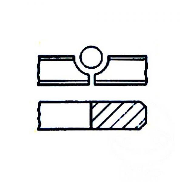 Kolbenring 40x1,5G15H