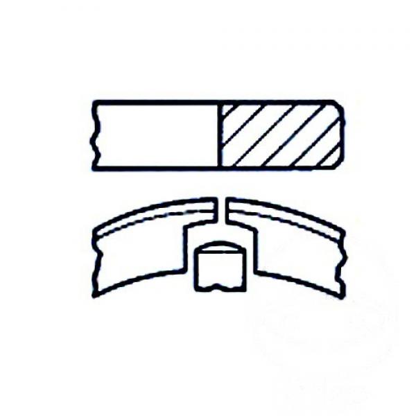 Kolbenring 41x1,5G30H