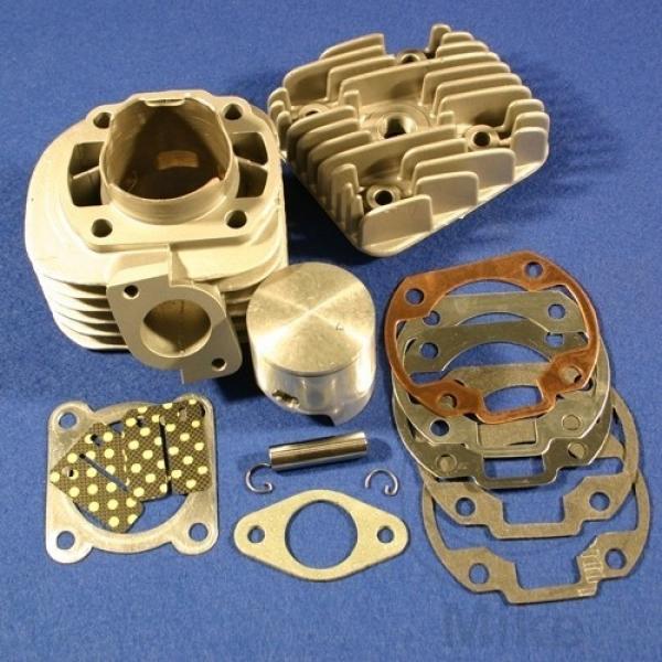 Zylinder Satz 70 ccm 10mm Kolbenbolzen, mit Zylinderkopf