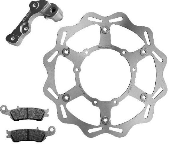 BRAKING OKI64 Oversize Bremsscheiben Wave Kit 240mm Honda CRF R 150, CR 80, 85
