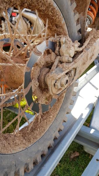 BRAKING Batfly Bremsscheibe hinten Kawasaki KX F 450