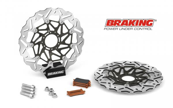 BRAKING OKWK11 Oversize Wave Bremsscheiben Kit 320mm Yamaha MT-09