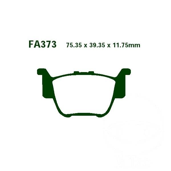 Bremsbelag EBC FA373R hinten