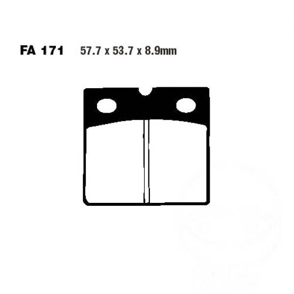 Bremsbelag EBC FA171HH vorne