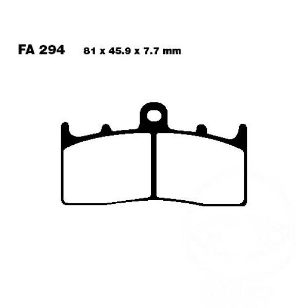 Bremsbelag EBC FA294HH vorne für Bremssattel Tokico