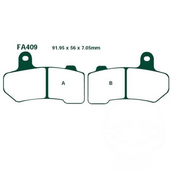 Bremsbelag EBC FA409 vorne