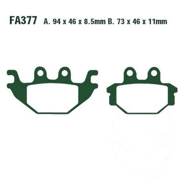 Bremsbelag EBC FA377 vorne