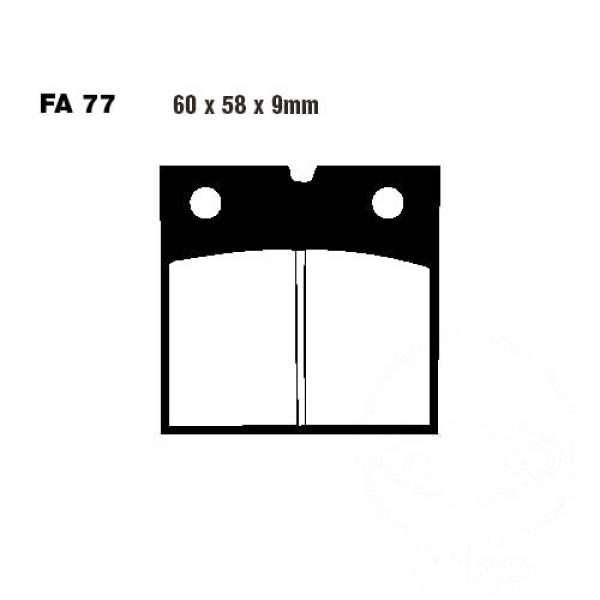 Bremsbelag EBC FA077 vorne