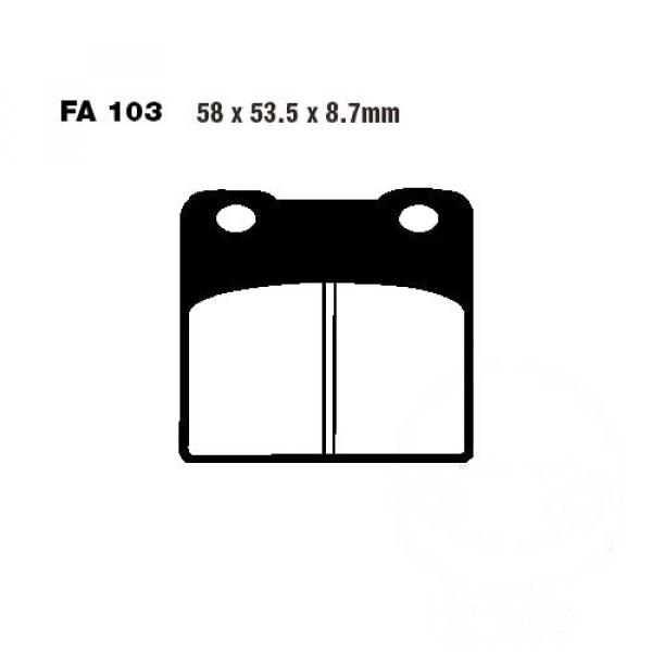 Bremsbelag EBC FA103 vorne