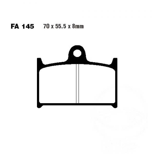 Bremsbelag EBC FA145 vorne