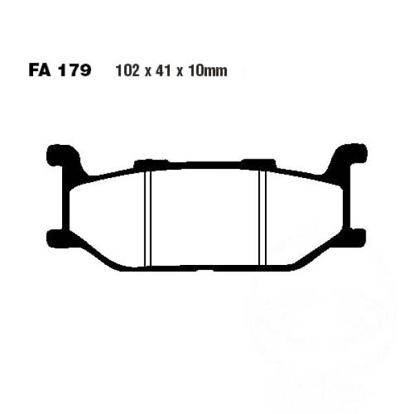 Bremsbelag EBC FA179 vorne