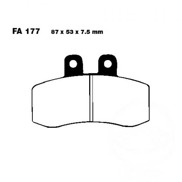 Bremsbelag EBC FA177 vorne