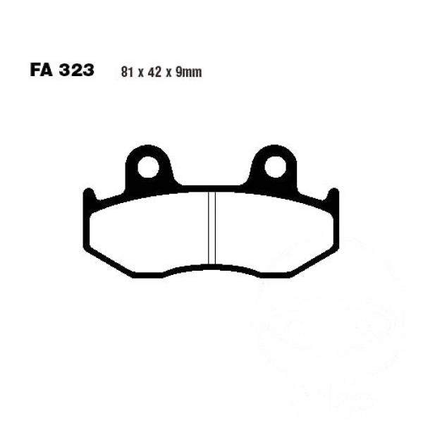 Bremsbelag EBC SFA323 vorne