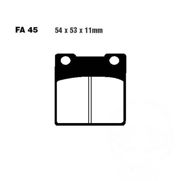 Bremsbelag EBC FA045V vorne