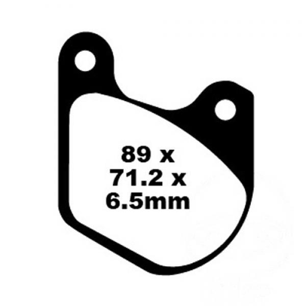 Bremsbelag EBC FA072V vorne