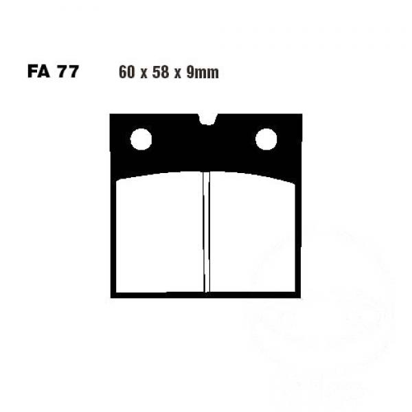 Bremsbelag EBC FA077V vorne