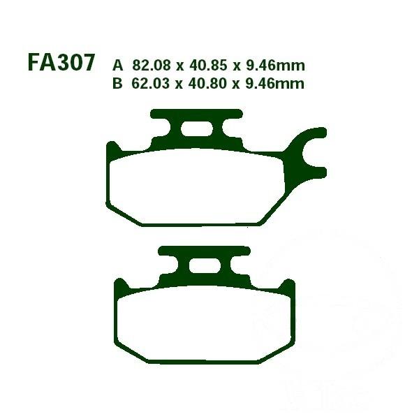 Bremsbelag EBC FA307TT vorne