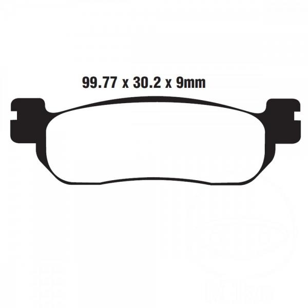 Bremsbelag EBC FA275TT vorne