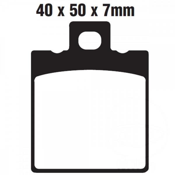 Bremsbelag EBC FA047TT für Bremszange Behringer 6 Kolben, Bremssattel