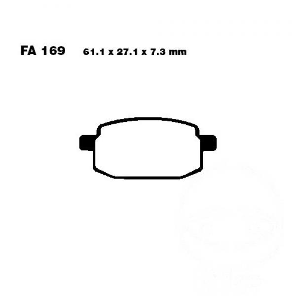 Bremsbelag EBC SFAC169 vorne