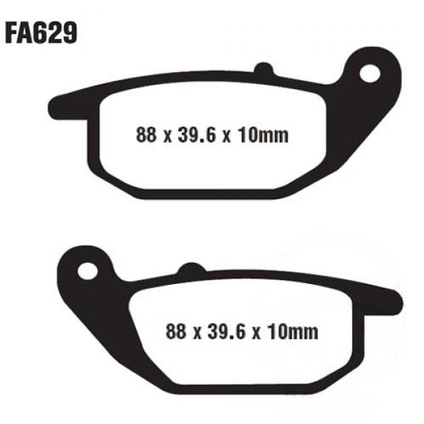 Bremsbelag EBC FA629R hinten
