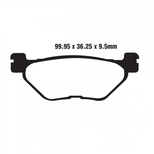 Bremsbelag EBC FA319/2V hinten