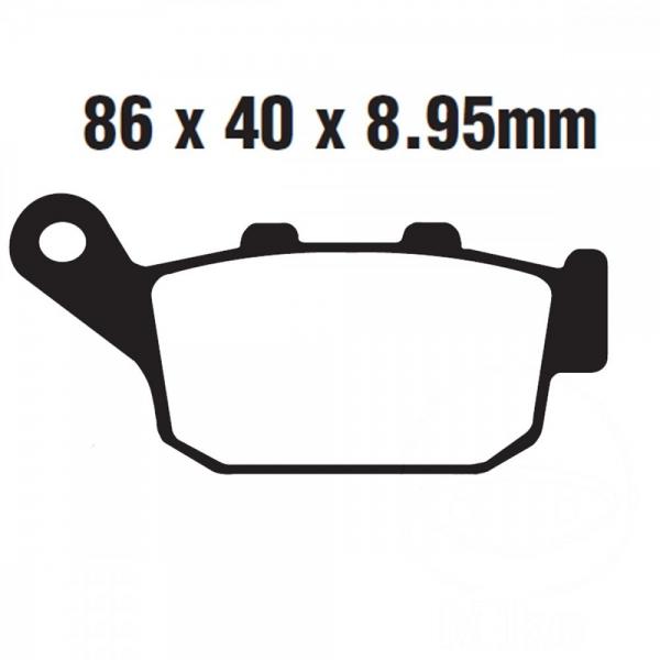 Bremsbelag EBC FA496V hinten