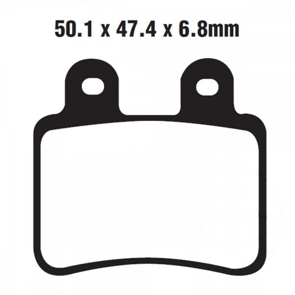 Bremsbelag EBC FA350HH hinten für AJP Sattel
