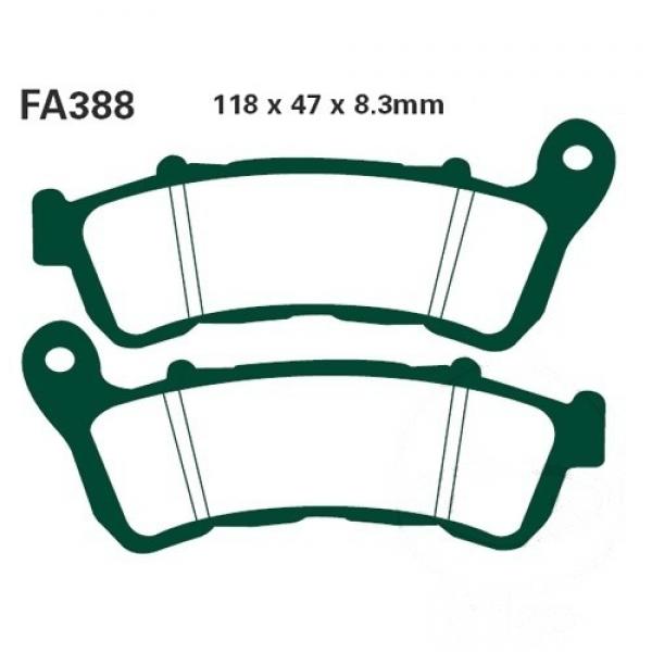Bremsbelag EBC FA388HH hinten