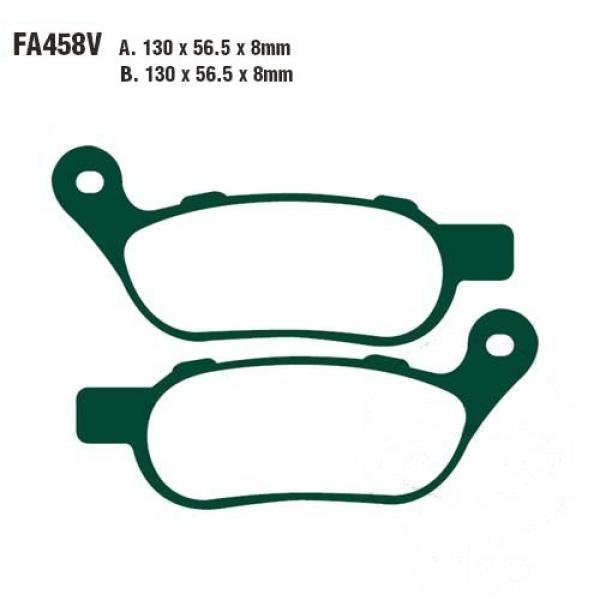 Bremsbelag EBC FA458HH hinten