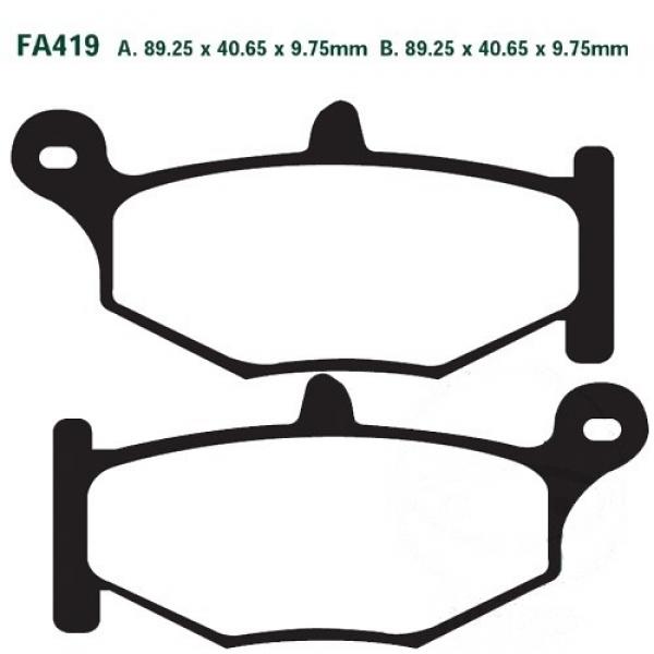 Bremsbelag EBC FA419 hinten