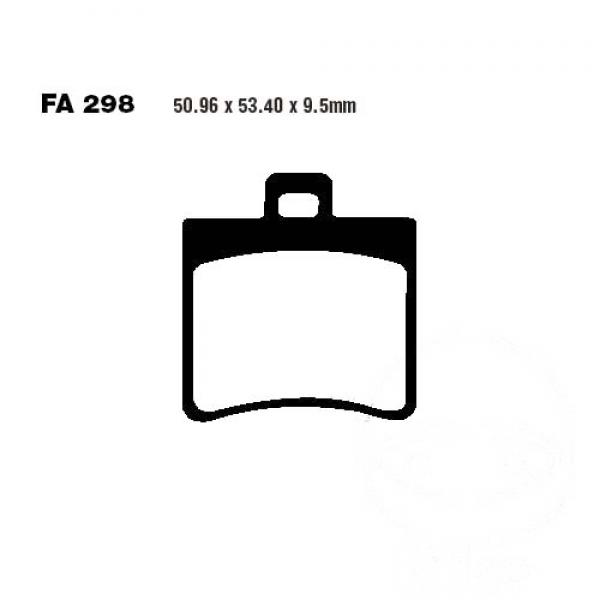 Bremsbelag EBC FA298 hinten