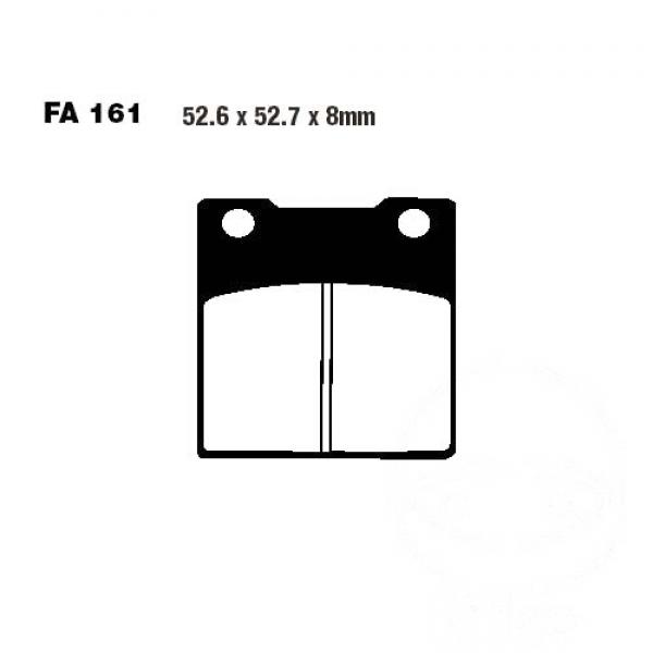 Bremsbelag EBC FA161 hinten