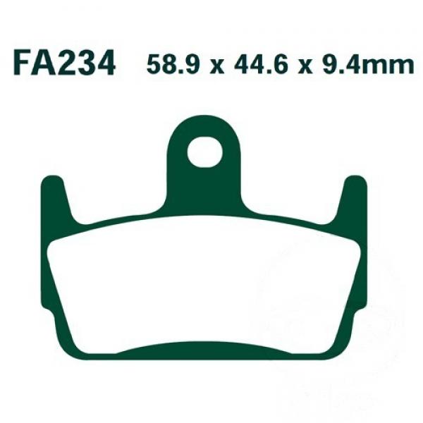 Bremsbelag EBC SFA234 hinten