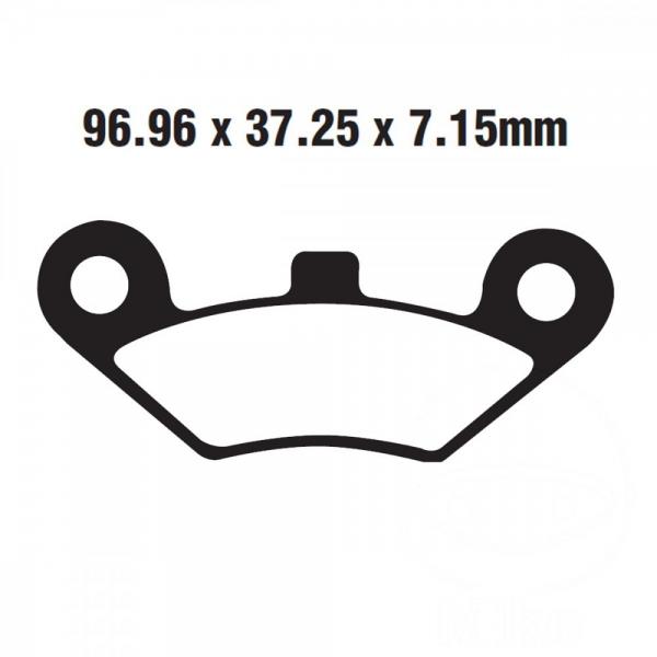 Bremsbelag EBC FA453TT hinten