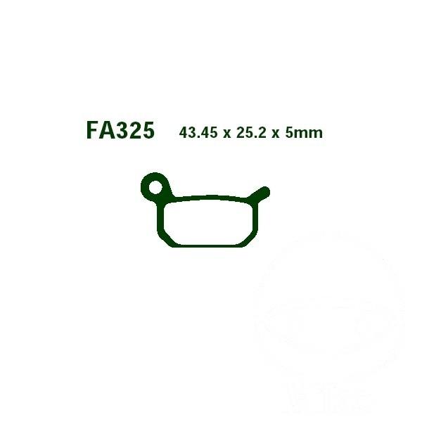 Bremsbelag EBC FA325TT hinten