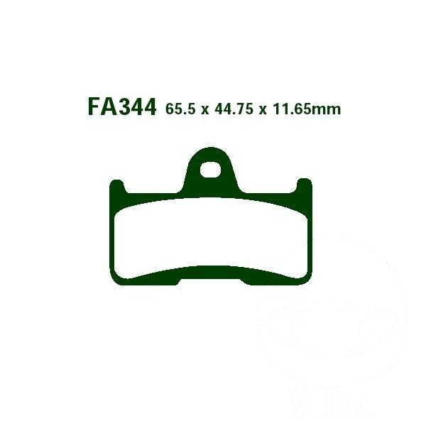 Bremsbelag EBC FA344TT hinten