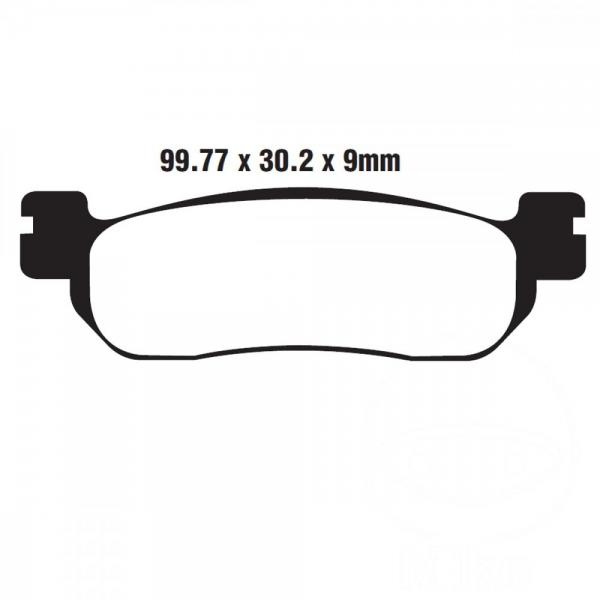 Bremsbelag EBC FA275TT hinten