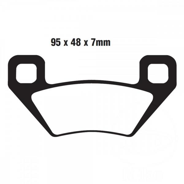 Bremsbelag EBC FA395TT hinten