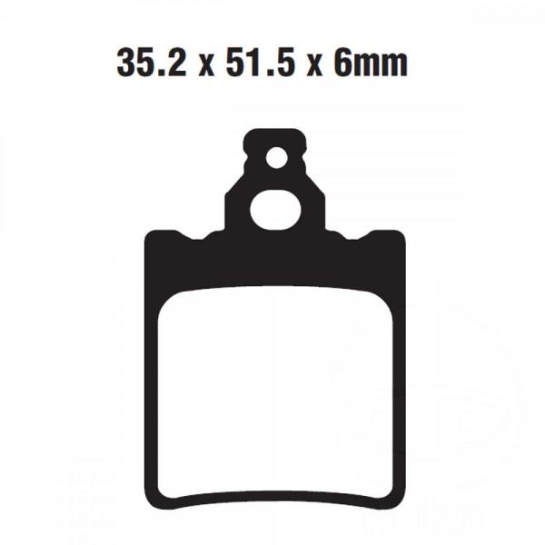 Bremsbelag EBC FA337TT hinten