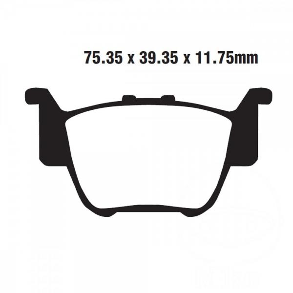 Bremsbelag EBC FA373TT hinten