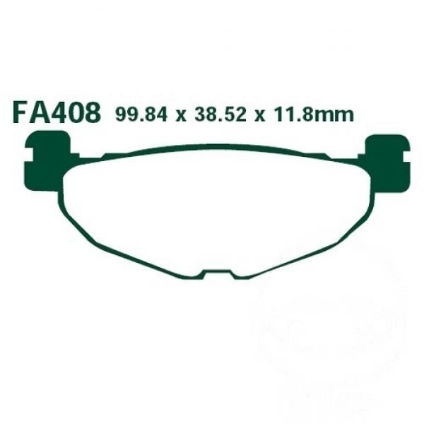 Bremsbelag EBC SFAC408 hinten