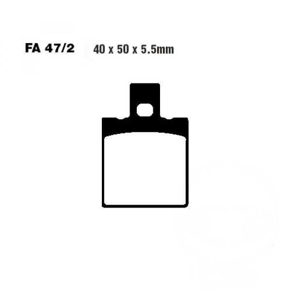 Bremsbelag EBC FA047/2 hinten