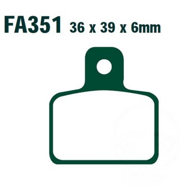 Bremsbelag EBC FA351TT hinten