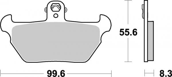 Bremsbelag vorne BRAKING 739SM1 Semi-Sinter standard