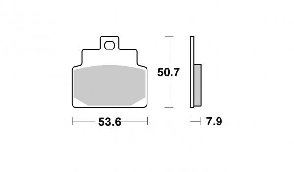 Bremsbelag vorne BRAKING 842SM1 Semi-Sinter standard